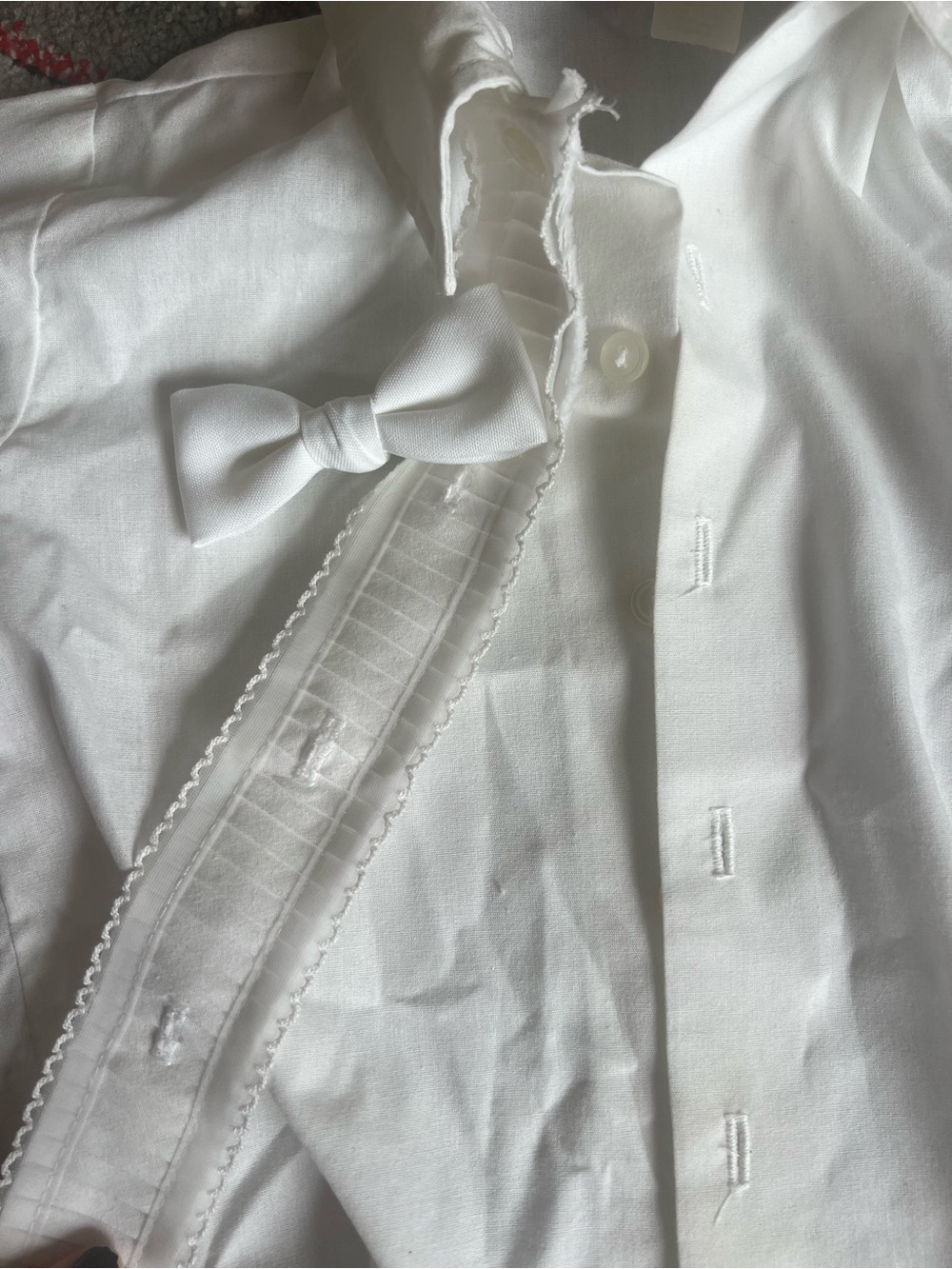 White Boy’s Baptism Shirt, Pants & Vest Set - Size 5 - Picture 6 of 7